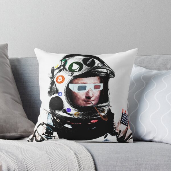 Item preview, Crypto Astronaut Moona Lisa | pipe and 3D glasses  designed and sold by spinolator.