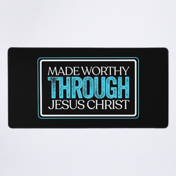 Item preview, Made Worthy Through Jesus Christ - 2 Corinthians 5 Verse 18  | Bible | Scriptures | Christian Art | Gospel |  designed and sold by MJDezigns.