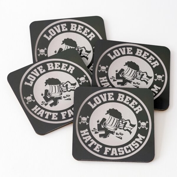 Item preview, Love Beer and Hate Fascism designed and sold by LeftLibertarian.