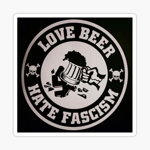 Artikel-Vorschau von Liebe Bier und hasse Faschismus, designt und verkauft von LeftLibertarian.
