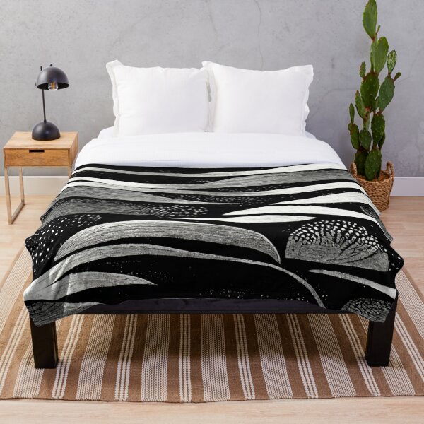 Item preview, Beautiful Black and White Abstract Wallpaper designed and sold by thisisallahoax.