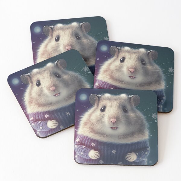 Item preview, Cute Christmas Hamster designed and sold by art8085.