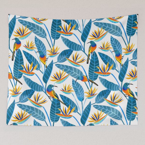 Item preview, Sunbird and Strelitzia Spotting designed and sold by TigaTiga.