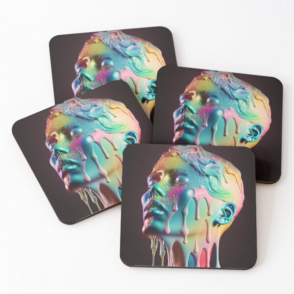 Artikelvorschau, melting icecream on face entworfen und verkauft von MrUtDesign.