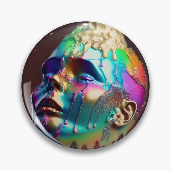 Item preview, melting icecream on face designed and sold by MrUtDesign.