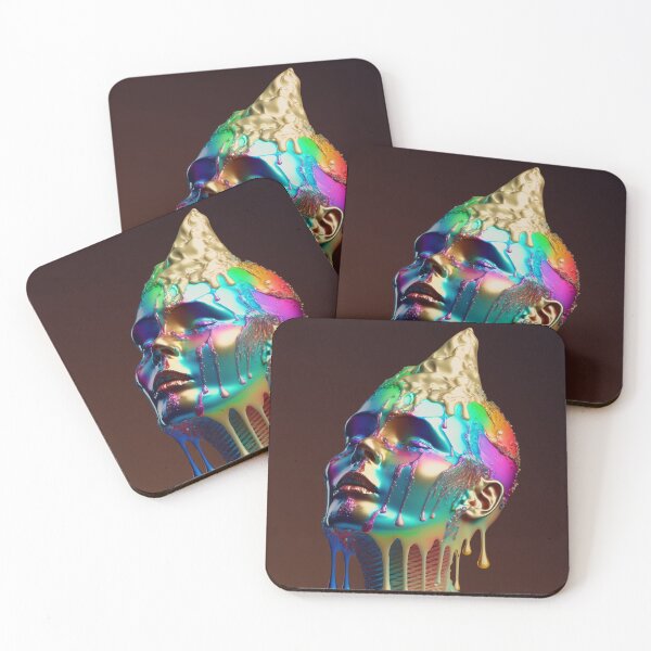 Artikelvorschau, melting icecream on face entworfen und verkauft von MrUtDesign.
