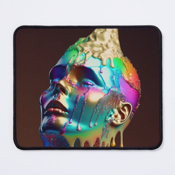 Item preview, melting icecream on face designed and sold by MrUtDesign.