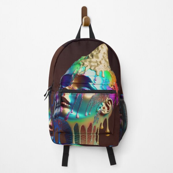 Item preview, melting icecream on face designed and sold by MrUtDesign.