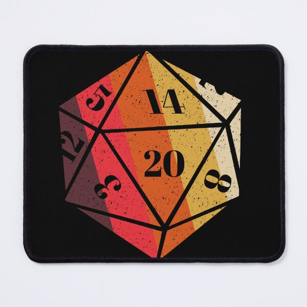 Item preview, RPG rpg tabletop master roleplay roleplaying D20 dice vintage colors designed and sold by teeartforyou.