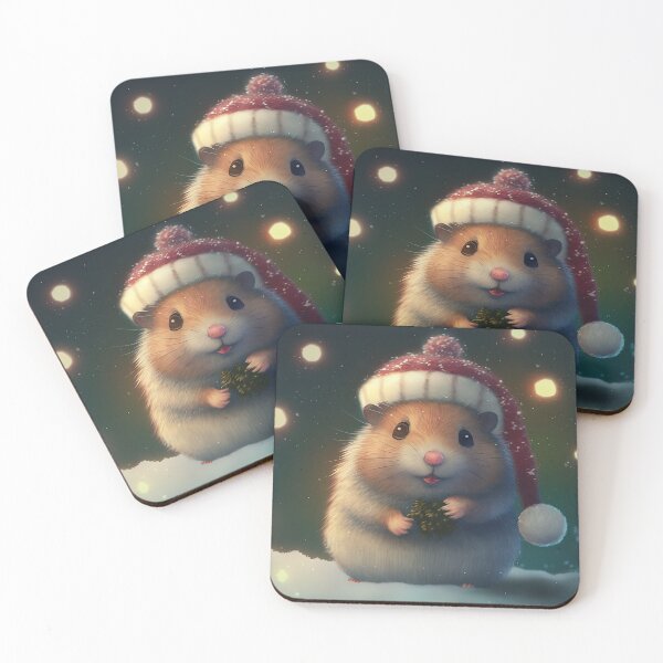 Item preview, Cute Christmas Hamster designed and sold by art8085.
