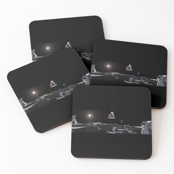 Item preview, NASA Artemis mission Lunar scene  designed and sold by SolidEarthArt.