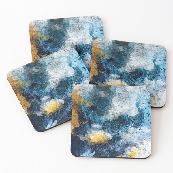 Item preview, Abstract Navy and Gold designed and sold by UrbanEpiphany.