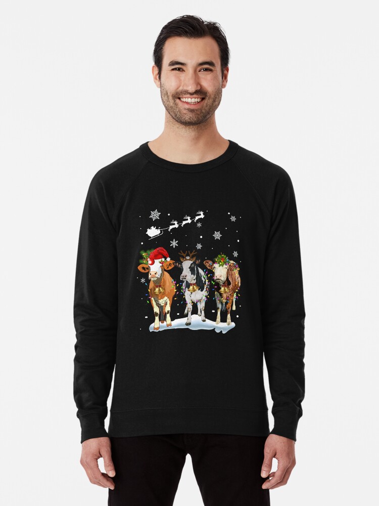 Horse Christmas Tree Lights Funny Horse Xmas Gift T-Shirt