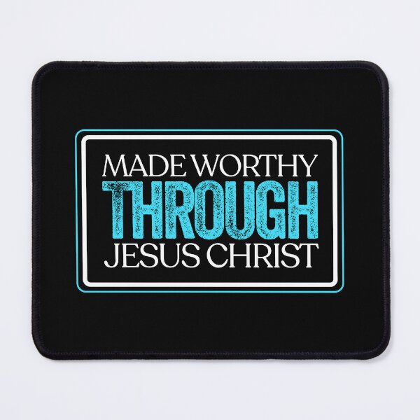 Item preview, Made Worthy Through Jesus Christ - 2 Corinthians 5 Verse 18  | Bible | Scriptures | Christian Art | Gospel |  designed and sold by MJDezigns.