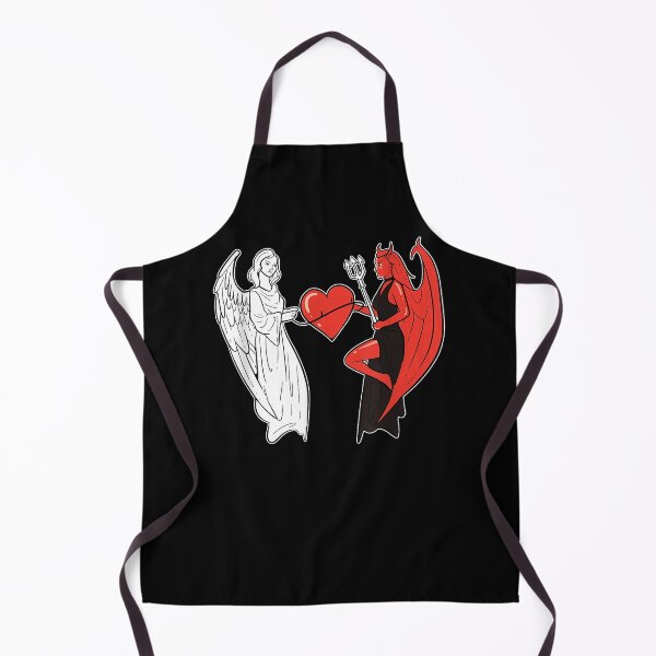 Item preview, Angel demon heart religious person  designed and sold by gastonfongemie.