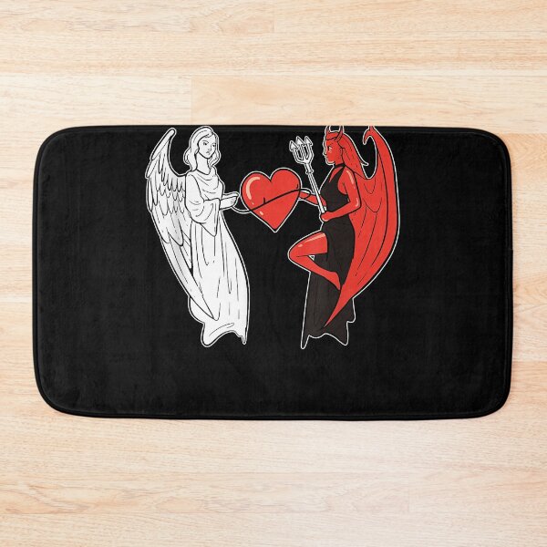 Item preview, Angel demon heart religious person  designed and sold by gastonfongemie.