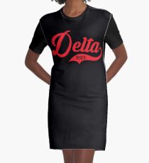 Delta 1913 Jersey Graphic T-Shirt Dress