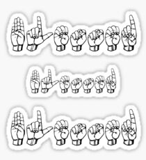 Blessed Sign Language Sticker