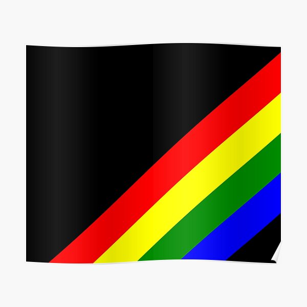 Spectral stripes Poster
