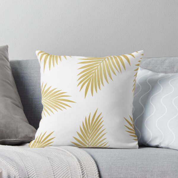 Item preview, Hojas de palma, tropical, oro designed and sold by printapix.
