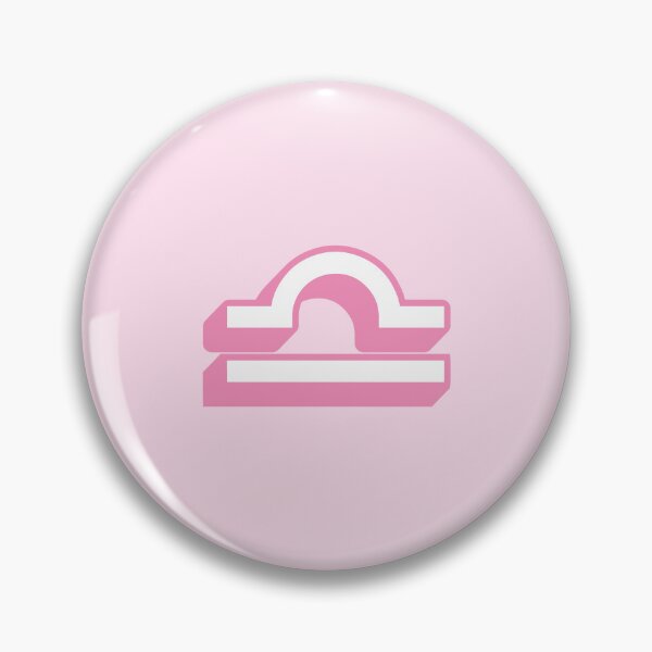 Item preview, Libra Symbol Pink 3D designed and sold by OldDannyBrown.