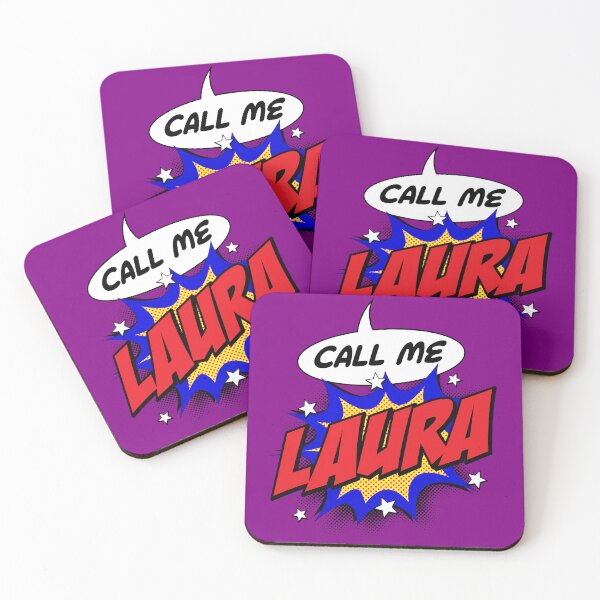 Item preview, Personalised Call Me Laura Pop Art Comic Design designed and sold by CandOCreative.