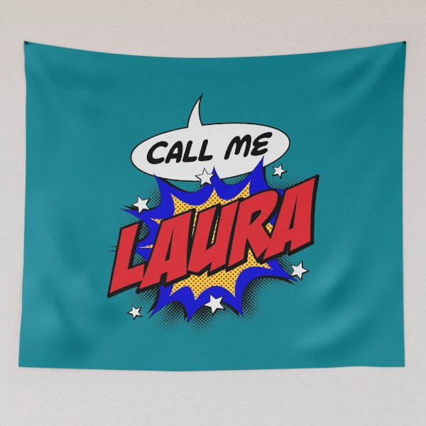 Item preview, Personalised Call Me Laura Pop Art Comic Design designed and sold by CandOCreative.