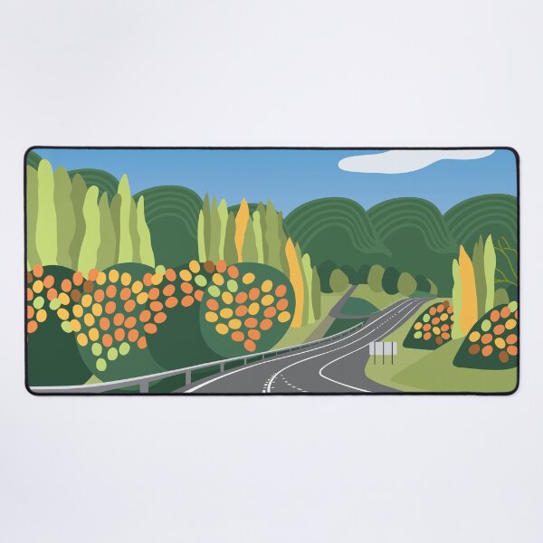Item preview, Landscape Sketch Mid Western Hwy Australia designed and sold by Mimi Huang.
