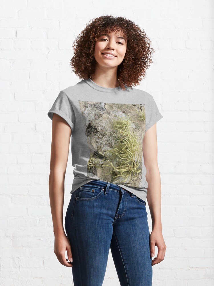 Alternate view of Lichen on tomb in Shalwy Valley, Kilcar, Donegal Classic T-Shirt