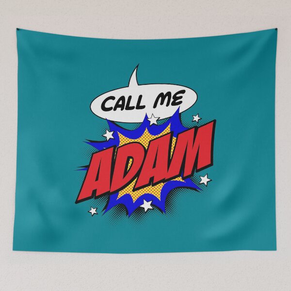 Item preview, Personalised Call Me Adam Pop Art Comic Design designed and sold by CandOCreative.