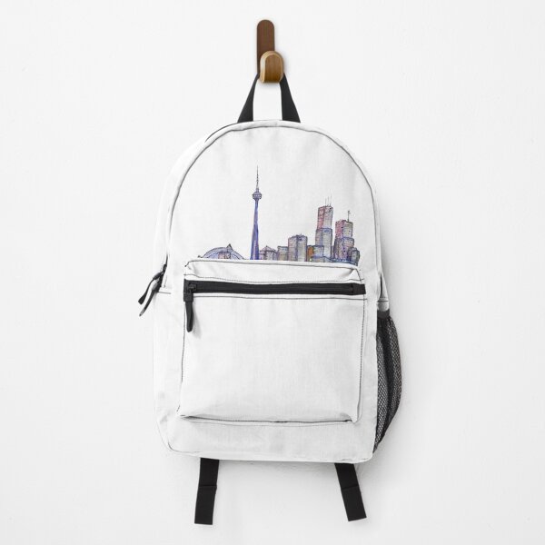 Item preview, City Canada sketch a watercolor illustration designed and sold by Yana Mustafina | Boho Soulful Designs.