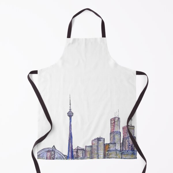 Item preview, City Canada sketch a watercolor illustration designed and sold by Yana Mustafina | Boho Soulful Designs.