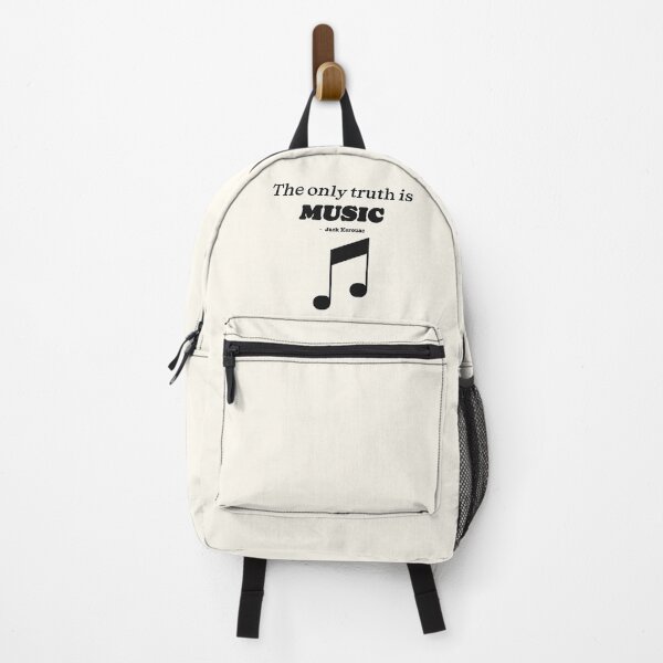 Item preview, The only truth is music - Jack Kerouac - Black Text designed and sold by Miaou Studio.