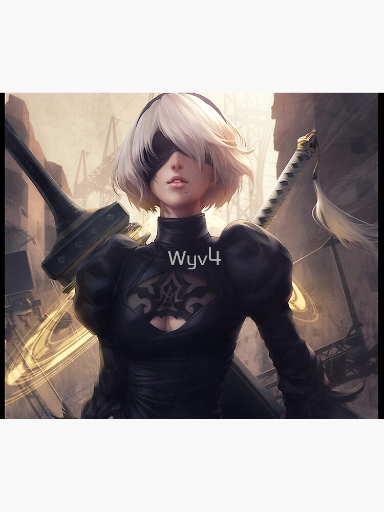 Nier Automata 2B Art Board Print for Sale by CassidyCreates