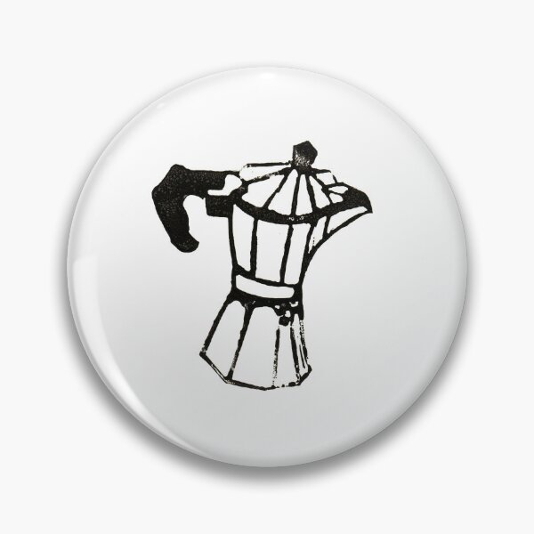 Item preview, Coffee pot lino print designed and sold by annafokina.