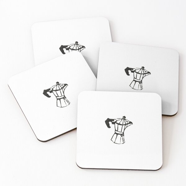 Item preview, Coffee pot lino print designed and sold by annafokina.