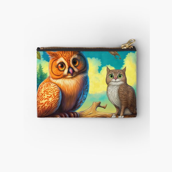 Item preview, A Cat And An Owl designed and sold by TheBaconStudio.