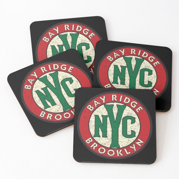 Item preview, Bay Ridge Brooklyn NYC Vintage Road Sign Distressed Print designed and sold by animatedchasm50.