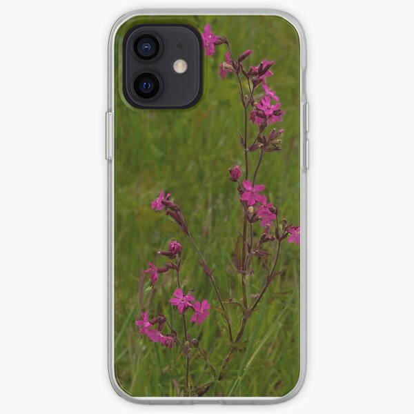 Red Campion in Burntollet Woods iPhone Soft Case