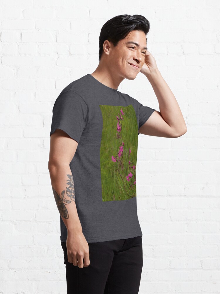 Alternate view of Red Campion in Burntollet Woods Classic T-Shirt