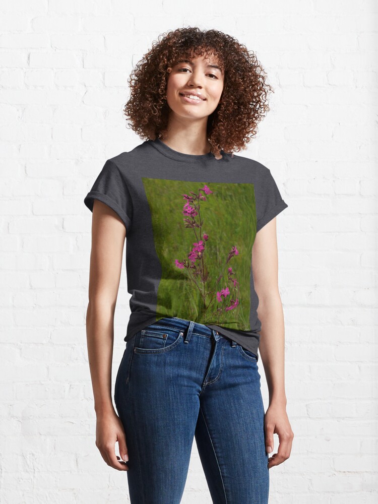 Alternate view of Red Campion in Burntollet Woods Classic T-Shirt