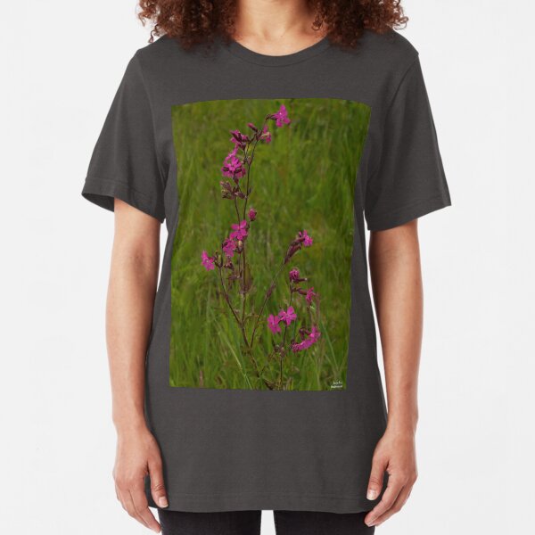 Red Campion in Burntollet Woods Slim Fit T-Shirt