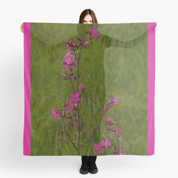 Red Campion in Burntollet Woods Scarf