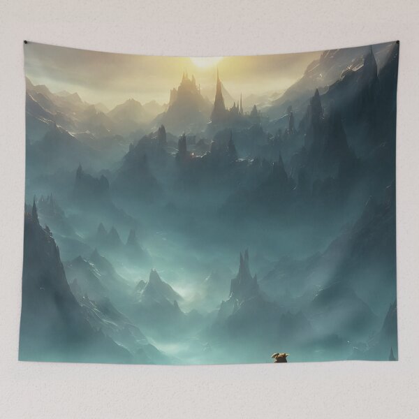 Item preview, Mystical rocky artwork designed and sold by ArtificialCraft.