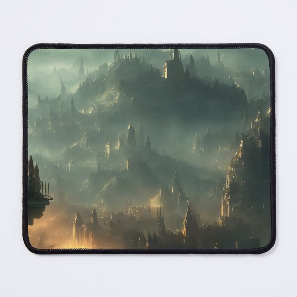 Item preview, Fantasy kingdom art painting designed and sold by ArtificialCraft.