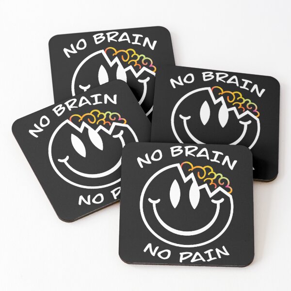 Item preview, No brain no pain designed and sold by smokylemon.