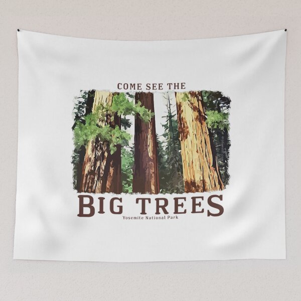 Item preview, BIG TREES Yosemite National Park Redwood & Sequoia designed and sold by animatedchasm50.