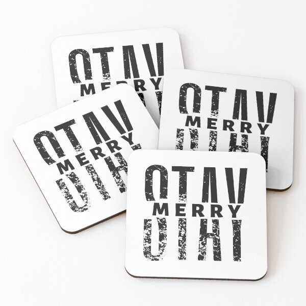 Item preview, Stay Merry | Motivational Quote | Inspirational Quote designed and sold by Marigoldkey.