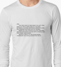 Anonymer Brief an Sammi Langarmshirt