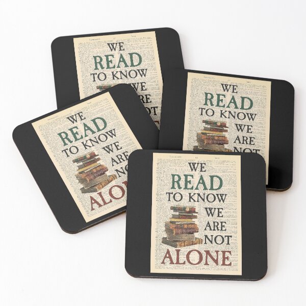 Item preview, Book Lover - Reader We read to know we are not alone  designed and sold by ADAMANDREWSAU.